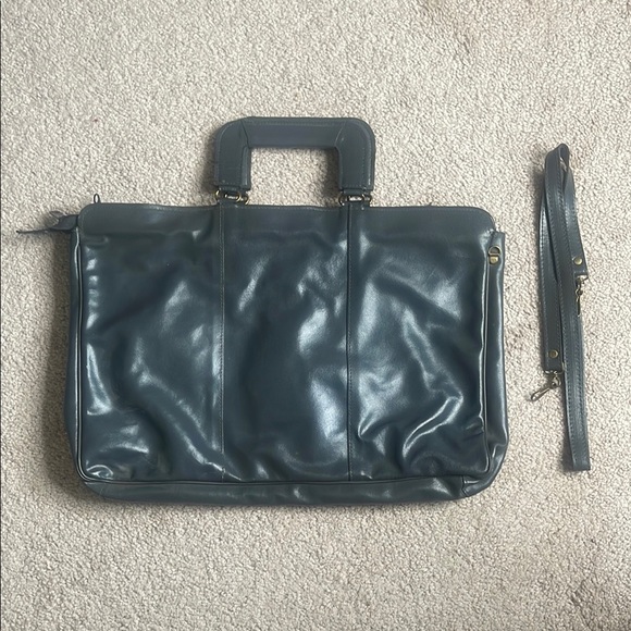 Gray Professional Briefcase with Sleek Design - Picture 2 of 3